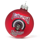Christmas bauble print area